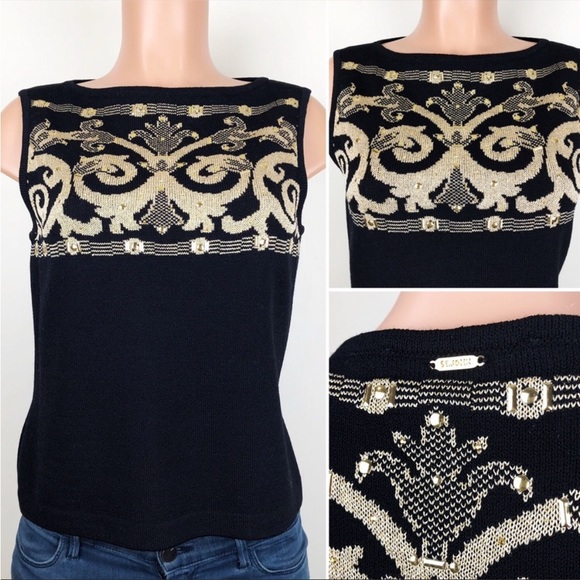 St. John Sport by Marie Gray Tops - St. John Sport by Marie Gray Sleeveless Knit Santana Top
